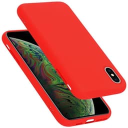 iPhone XS MAX silikondeksel case (rød)