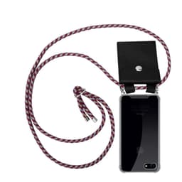 iPhone 7 / 7S / 8 / SE 2020 Deksel med Halskjede (rød)
