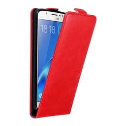 Samsung Galaxy J5 2016 deksel flip cover (rød)