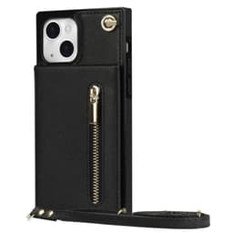Zipper halskjede deksel Apple iPhone 15 Plus - Svart