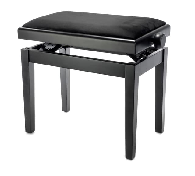 BandMate Christian Piano Bench Deluxe (Matt Black)