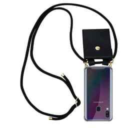 Samsung Galaxy A40 Deksel med Halskjede (svart)