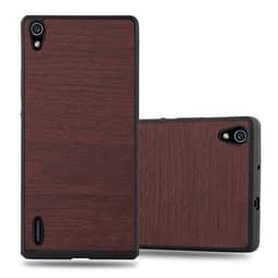 Huawei ASCEND P7 Hardt Deksel Case (brun)