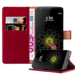 LG G5 lommebokdeksel etui (rød)