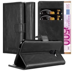 Samsung Galaxy A6 PLUS 2018 lommebokdeksel etui (svart)