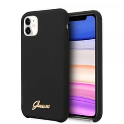 Guess iPhone 11 Deksel Silikoni Cover Vintage Svart