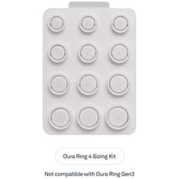 Oura-ring 4 størrelsessett