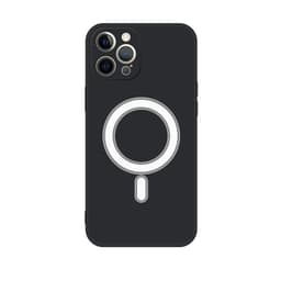 iPhone 12 Pro Max mobildeksel silikon Svart