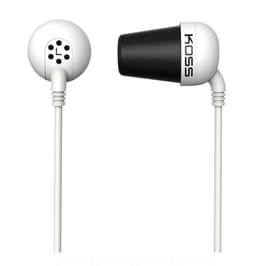Koss Plug In-ear, 3,5 mm, hvit, støydemping,