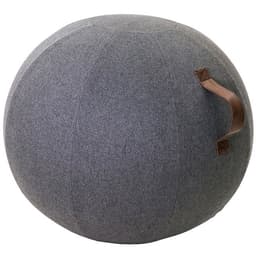 JobOut Balanseball Design, Stoff, Mørk grå