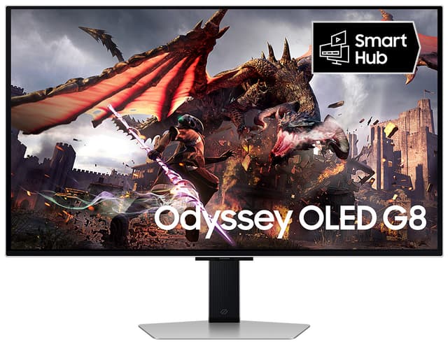 Samsung Odyssey G8 G80SD 32" 4K OLED gamingskjerm