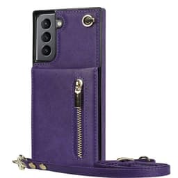 Zipper halskjede deksel Samsung Galaxy S24 FE - Lilla