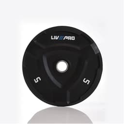 LivePro Rubber Warrior Bumper Plate 50 mm 5 kg