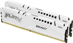 Kingston FURY Beast 64GB DDR5 RAM 6000MT/s CL30 (hvit)