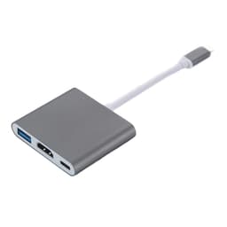 USB-C Multiport-adapter til USB (PD), USB-C, 4K HDMI-kompatibel
