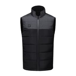 Oppvarmet vest for konstant og rask varme Svart+grå 3XL