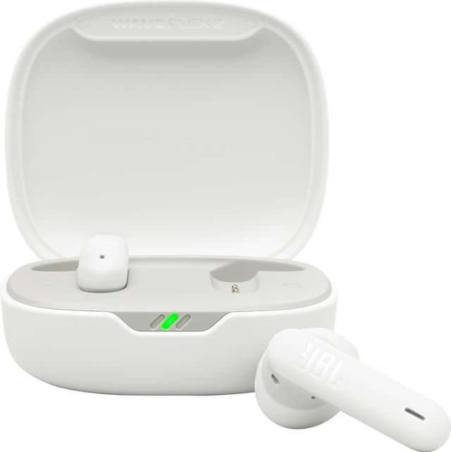 JBL Wave Flex 2 helt trådløse in-ear hodetelefoner (hvit)