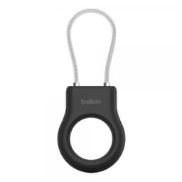 Belkin AirTag Holder Secure Holder with Wire Cable Svart