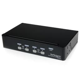 StarTech.com SV431USB, 1920 x 1440 piksler, Rack-montering, 1U, Sort