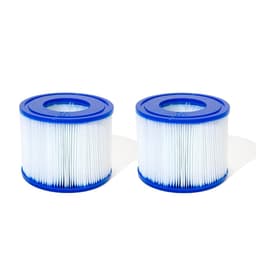 Type D bassengfilter erstatning 2-pak Blå Intex PureSpa 29001E / 28403E / 28407E / 28443E / 28453E / 28421E / 28423E / 28413E