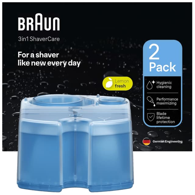 Braun Clean & Charge påfyllspatroner 176677 (2-pakning)