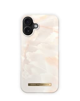 Printed Case iPhone 16 Rose Pearl Marble
