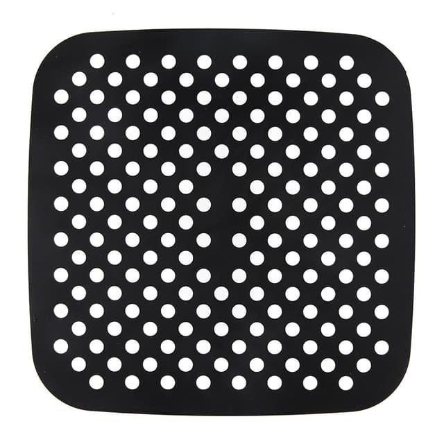 Silikoninnsats til Airfryer square 19x19 cm Sort