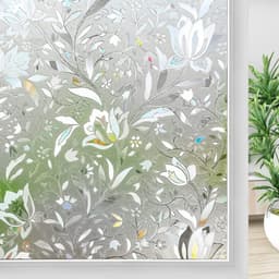 Vindusfolie for vern av innsyn, med frostmønster 200x60 cm