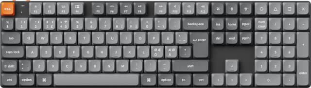 Keychron K5 MAX trådløst tastatur (Red brytere)
