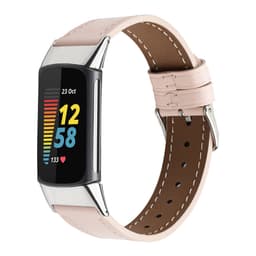 Fitbit Charge 5 armbånd Ekte skinn Rosa