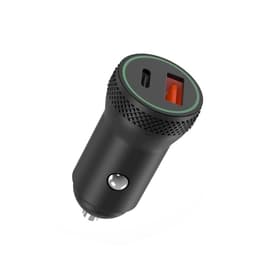XO CC33 - Billader PD QC 3.0, 18 W, 1x USB, 1x USB-C, svart