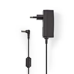 Nedis CCTV Power Adapter | 2.0 A | 12 V DC | 5.5 x 2.1 mm Han | Hann | 1.50 m | Sort