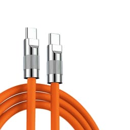 120W USB-C til USB-C hurtigladekabel 1 m Oransje