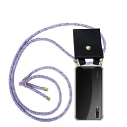 Huawei P20 Deksel med Halskjede (lilla)