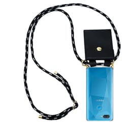 Oppo A12 Deksel med Halskjede (svart)