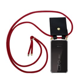 Nokia 4.2 Deksel med Halskjede (rød)