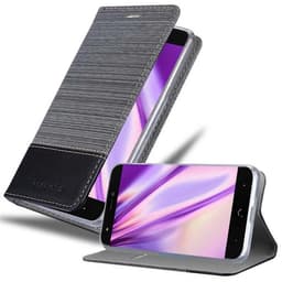 BQ Aquaris X lommebokdeksel etui (grå)