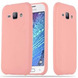 Deksel Samsung Galaxy J1 2015 Silikon cover (rosa)