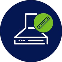 Installasjon av underskapmontert kjøkkenvifte