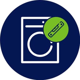 Installasjon av vaskemaskin med autorisert fagperson (ikke godkjent våtrom)