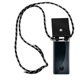 Motorola MOTO G7 / G7 PLUS Deksel med Halskjede (svart)