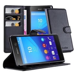 Sony Xperia M5 lommebokdeksel etui (svart)