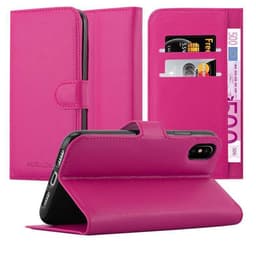 iPhone X / XS lommebokdeksel etui (rosa)