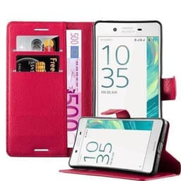Sony Xperia X PERFORMANCE lommebokdeksel etui (rød)