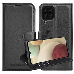 Samsung Galaxy A12 / M12 lommebokdeksel etui (svart)