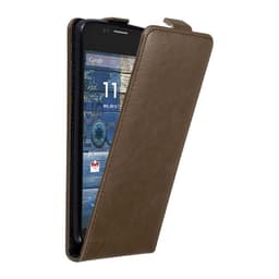 Motorola MOTO G2 deksel flip cover (brun)