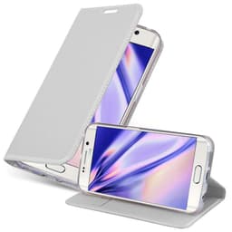 Samsung Galaxy S6 EDGE PLUS lommebokdeksel etui (sølv)