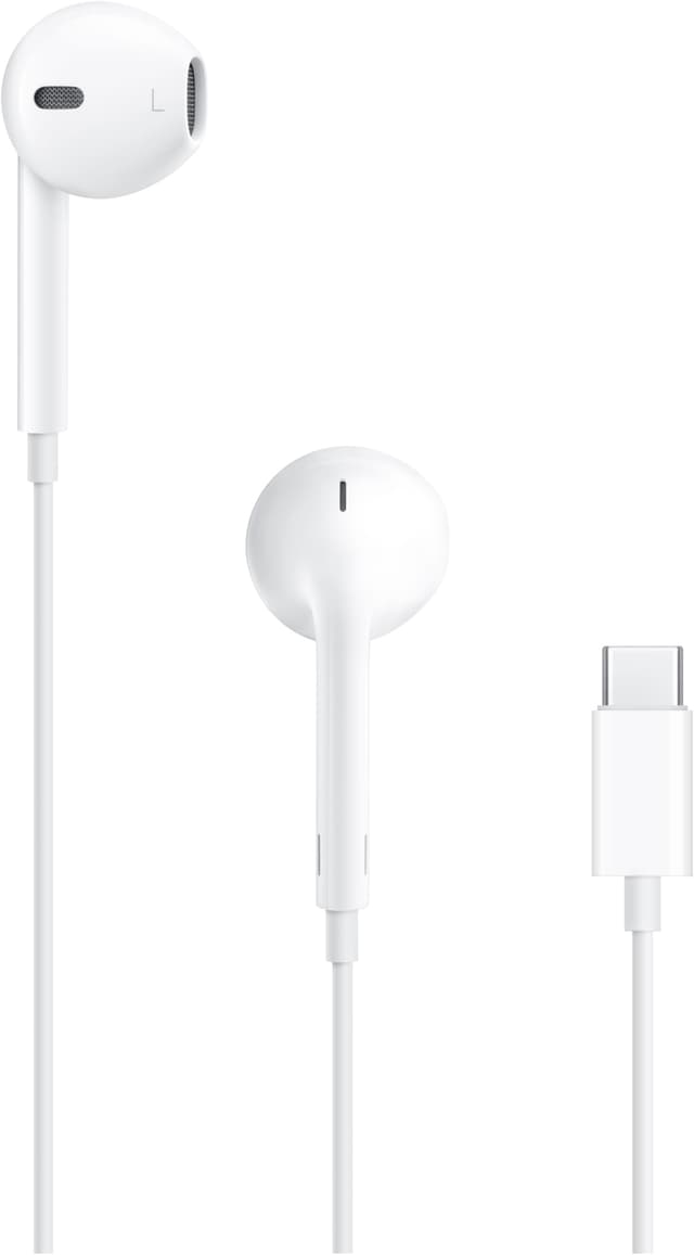 Apple EarPods in-ear hodetelefoner (hvit, USB-C)