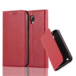 Samsung Galaxy S4 ACTIVE lommebokdeksel case (rød)