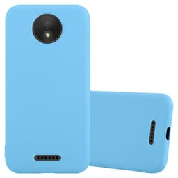 Deksel Motorola MOTO C PLUS Silikon cover (blå)